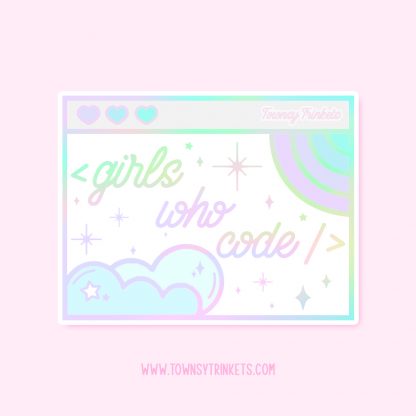Girls Who Code Sticker