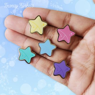 Origami Lucky Stars Enamel Pins
